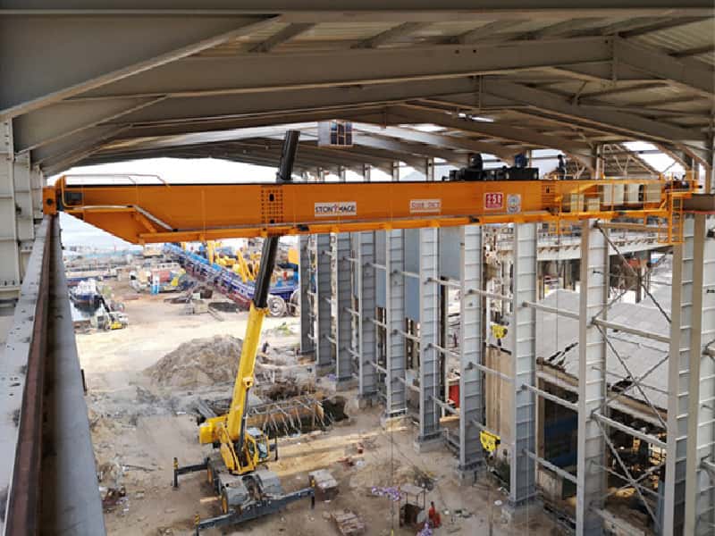 5t Double Girder Overhead Crane 9mx7m Mexico with Two-Speed Inverter