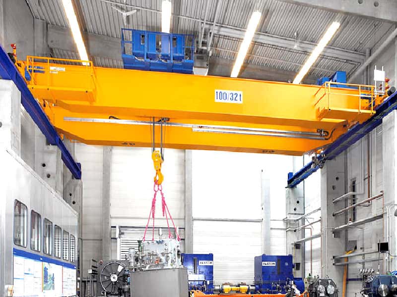 5t Double Girder Overhead Crane 20mx8m Pakistan Bus Bar Powered IP55