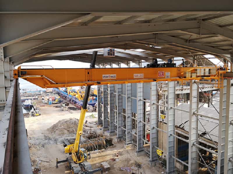 1t Single Girder Overhead Crane 5mx3m for Sale Vietnam with Pendant Control