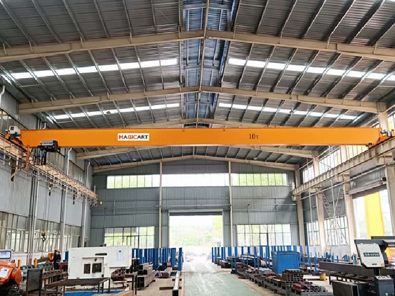 1t Single Girder Overhead Crane 5mx3m for Sale Vietnam with Pendant Control