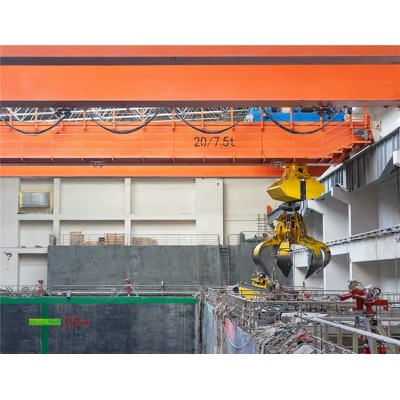 5t Garbage Grab Crane 23mx25m Tanzania with Laser and Emergency Stop