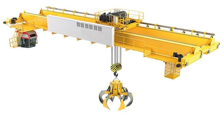 5t Garbage Grab Crane 10.5mx18m Chile with Remote and Double Speed