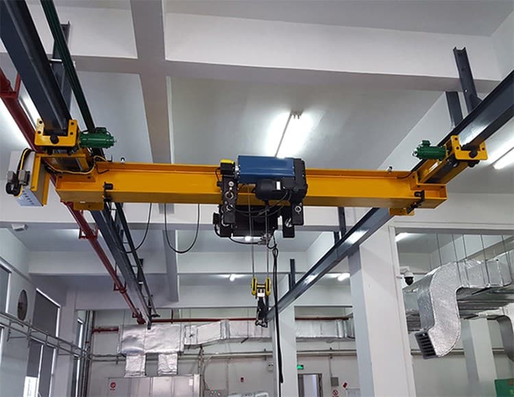 1t Suspended Overhead Crane 11mx7m Chile Lightweight A5 European