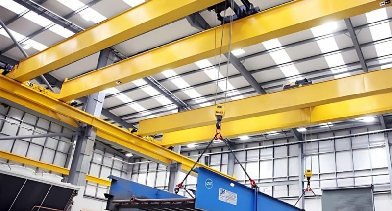 32t Insulation Bridge Crane 33mx22m Peru Box Frame A5