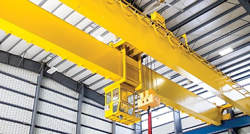 32t Insulation Bridge Crane 33mx22m Peru Box Frame A5