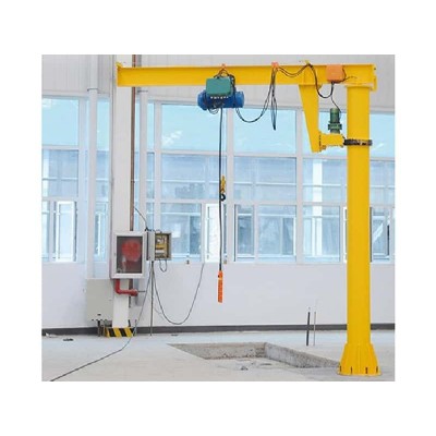 1t Floor Mounted Jib Crane 6mx5m Philippines Loading Bay 360° A5