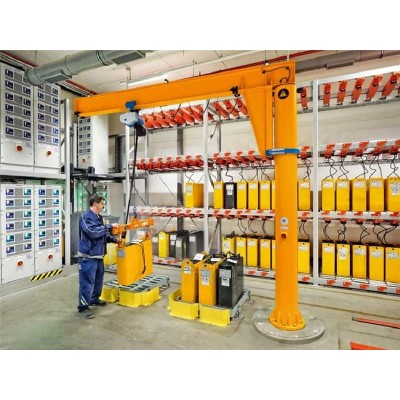 1t Floor Mounted Jib Crane 4mx4m Mexico Loading Dock 360° A5