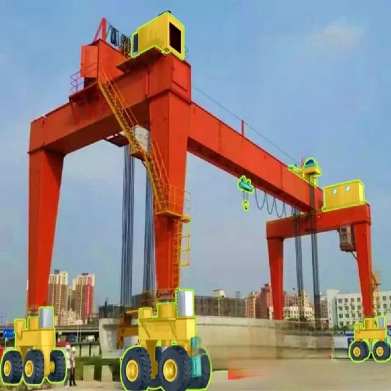 20 Ton Rubber Tyred Gantry Crane Electric RTG for Port Container Handling
