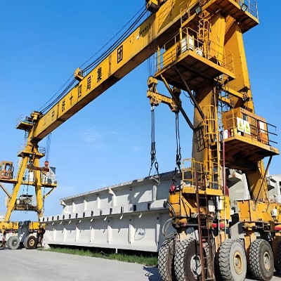 20 Ton Rubber Tyred Gantry Crane CE Certified RTG with Intelligent Monitoring
