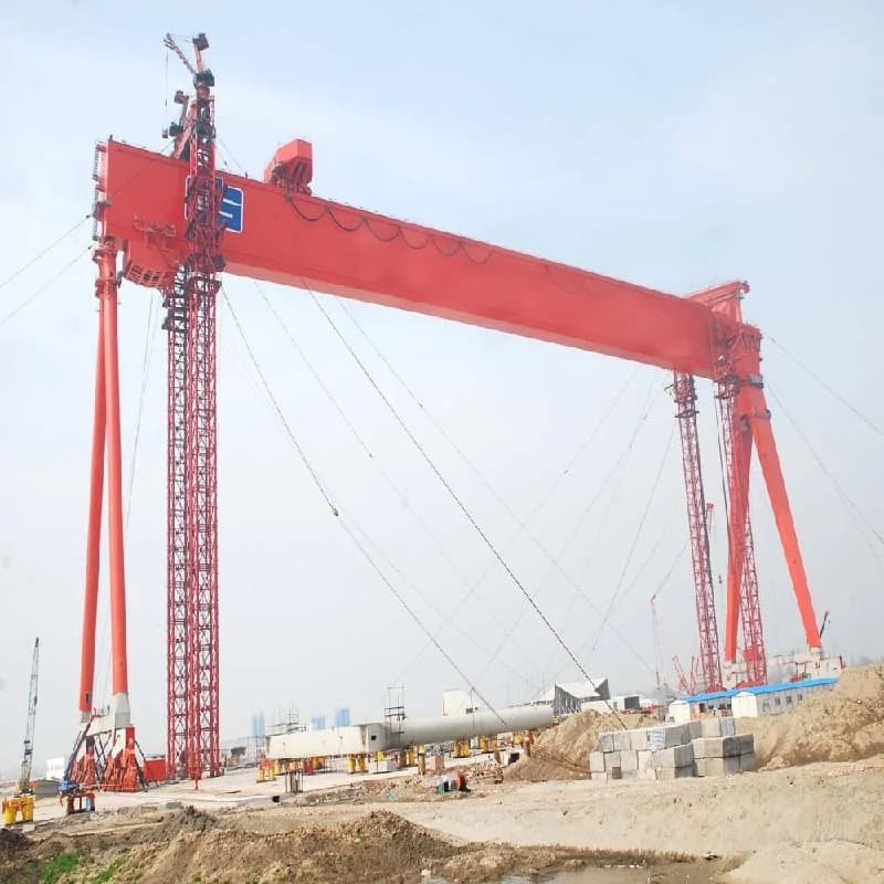 5T Heavy Duty Gantry Crane with Emergency Stop and Anti-Collision
