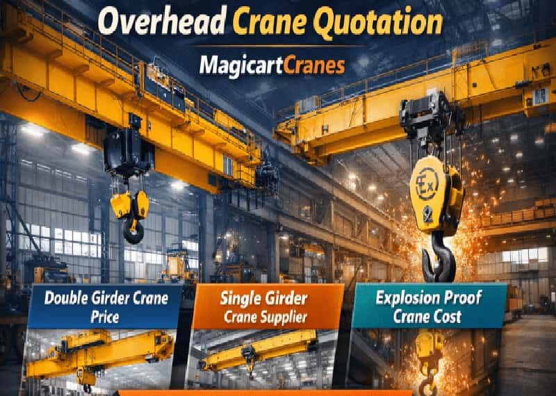 Request a Custom Overhead Crane Quotation from MagicartCranes