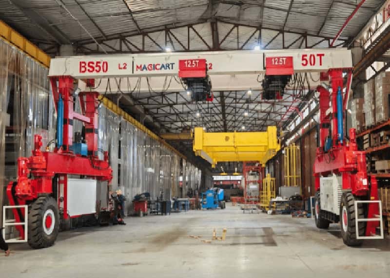 MAGICART Exports 50T Rubber Tyre Gantry Crane to Brazil