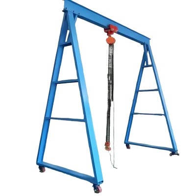 0.5 Ton Mini Gantry Crane 220V Electric Hoist for Small Factory