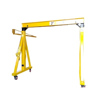 0.5 Ton Mini Gantry Crane with Wire Rope Hoist for Durability