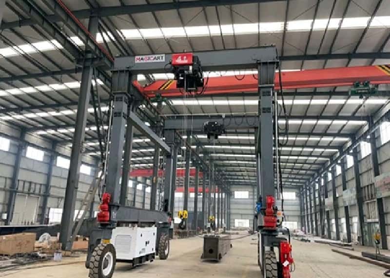 MAGICART has received the order for hydraulic telescopic rubber tire crane from Australia