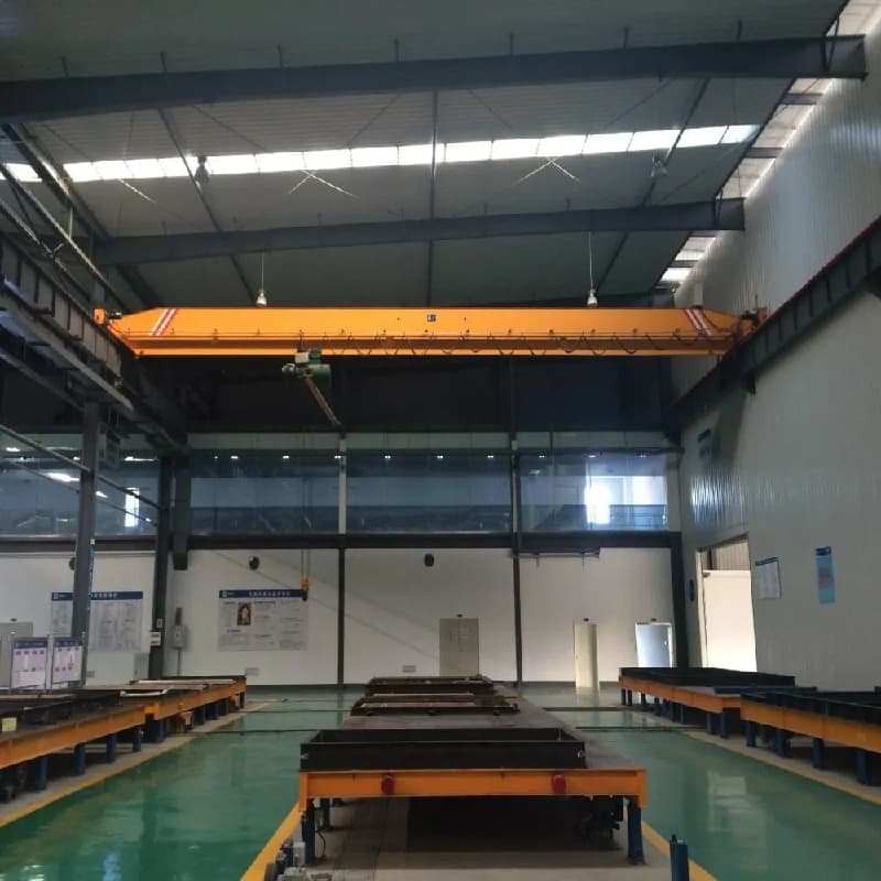 10 Ton Single Girder Overhead Crane OEM Custom Color Specs