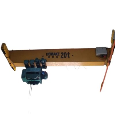 10 Ton Single Girder Overhead Crane Light Duty Small Factories