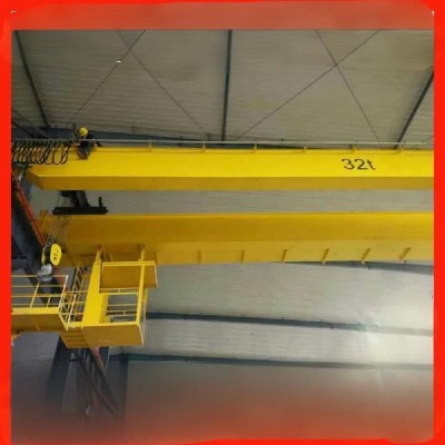 32 Ton Double Girder Overhead Crane Custom Voltage Available