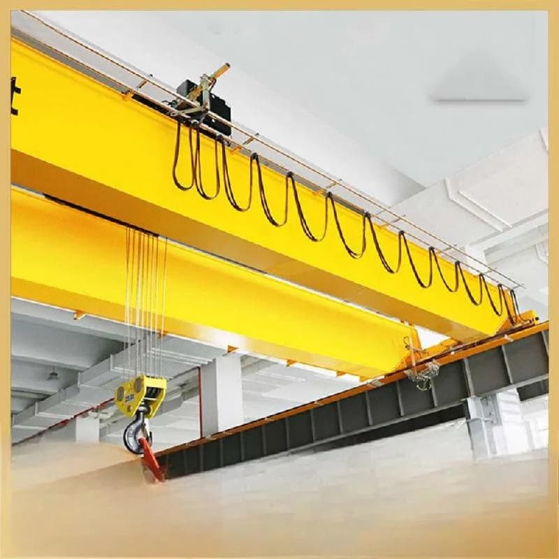 32 Ton Double Girder Overhead Crane Integrated Drive Motor Type