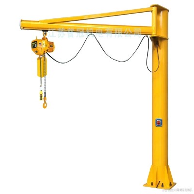 0.5T Column Jib Crane Electric Hoist 270° Slewing for Shop
