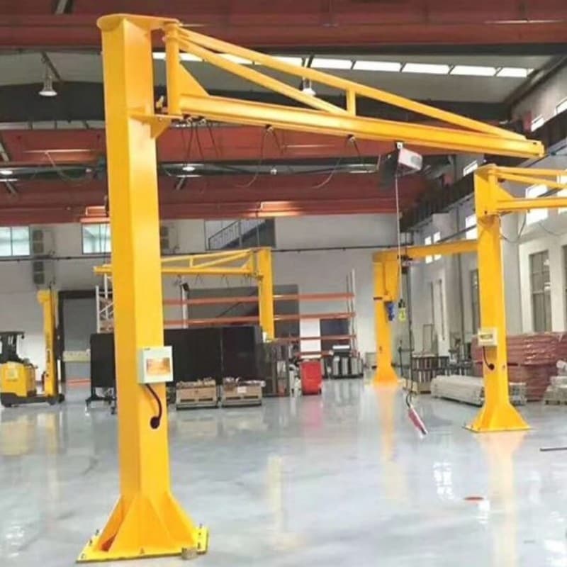 0.5 Ton Column Jib Crane Chain Hoist A3 Duty for Light Work