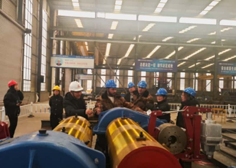 Egyptian customers visit the factory ——- to enhance confidence in cooperation and create a better fu