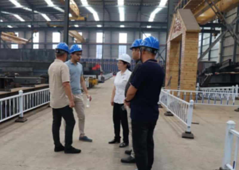 Uzbekistan customer visited Shandong Honfu Technology Co., Ltd.