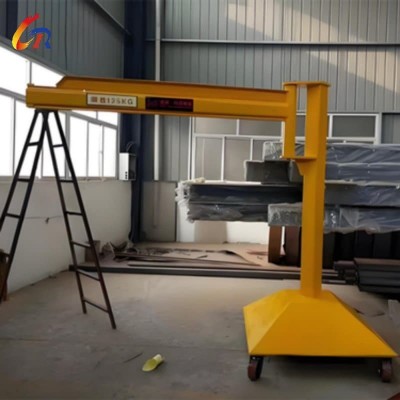 0.125T Mobile Jib Crane Lifting Height 2-4m for Flexibility