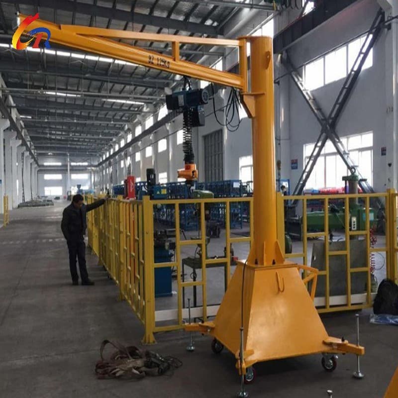 0.5T Mobile Jib Crane Lifting Height 2-4m for Flexibility