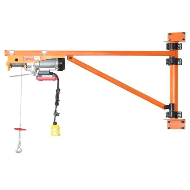 0.125 Ton Wall-Mounted Jib Crane 180° Slewing for Workstation