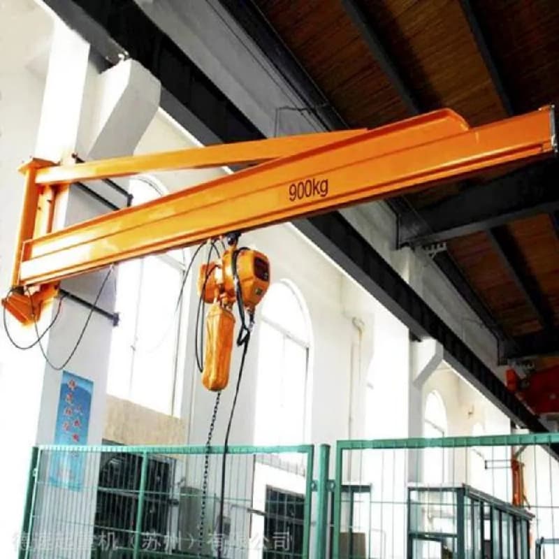 0.125 Ton Wall-Mounted Jib Crane Integrated Panel Control Option