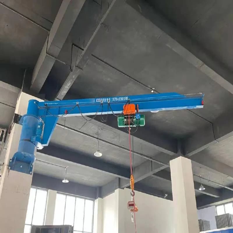 0.125 Ton Wall-Mounted Jib Crane Integrated Panel Control Option