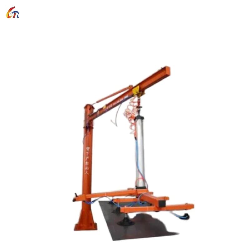 600kg Vacuum Jib Crane 10 Suction Cups with 360° Rotation Function