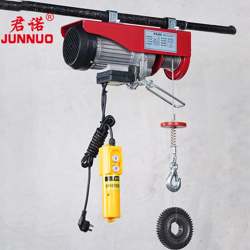 600kg PA Mini Electric Hoist Emergency Stop Button for Safe Lifting
