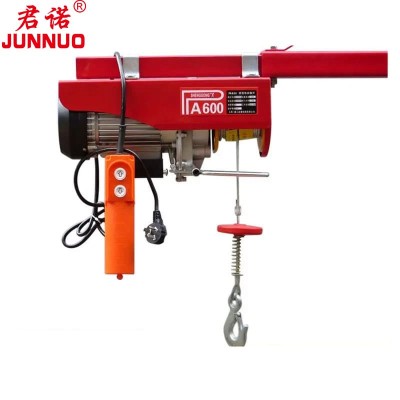 600kg PA Mini Electric Hoist Single Phase 240V with Hook Attachment