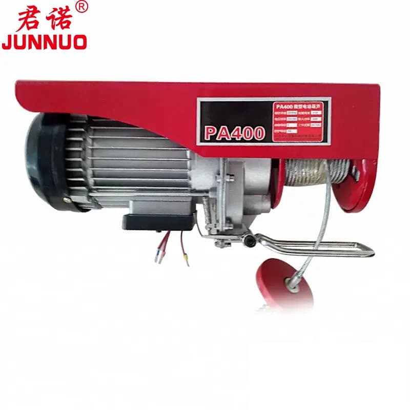 600kg PA Mini Electric Hoist Emergency Stop Button for Safe Lifting
