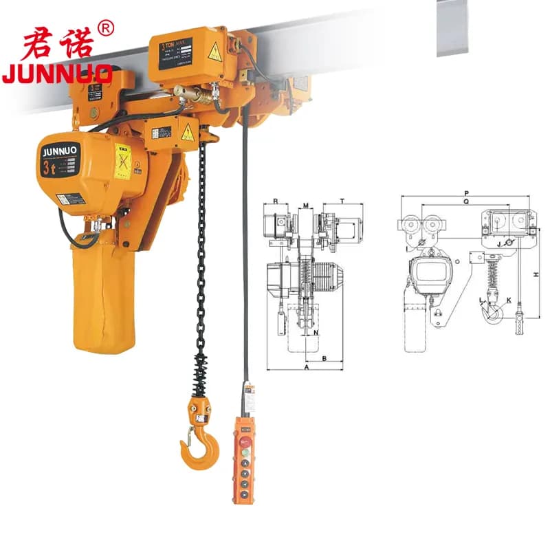 2T HHBB Electric Chain Hoist for Mold and Machinery Industry