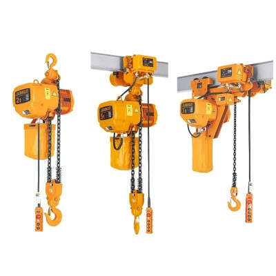 2T HHBB Electric Chain Hoist 2.2kg/m Chain Weight for Heavy Load