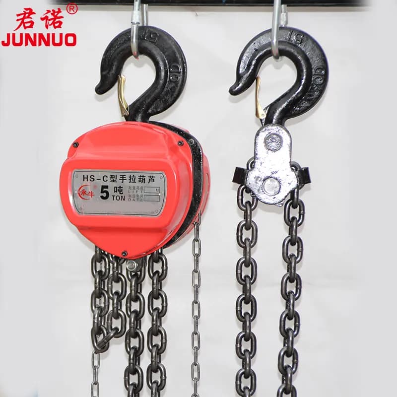0.5T HSC Chain Hoist 360° Handle Keeps Operator Out of Danger