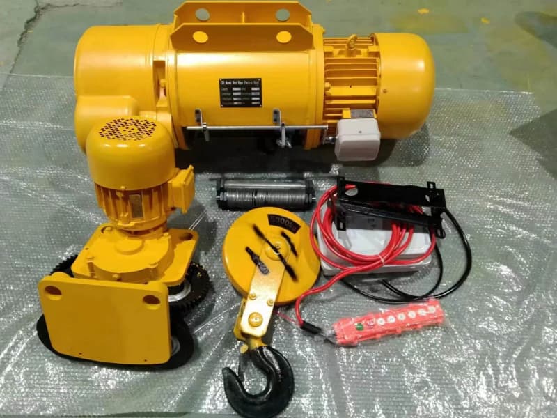 5T Electric Wire Rope Hoist ZD41-4 Motor for Energy Efficiency
