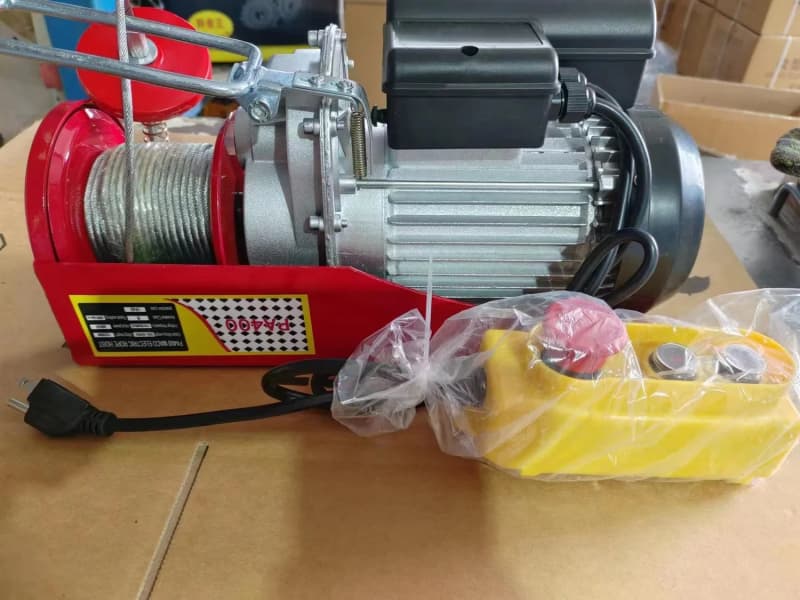 500kg PA Mini Electric Hoist 30m Lift 250V Single Phase for Warehouse