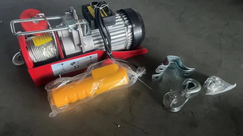 500kg PA Mini Electric Hoist 30m Lift 250V Single Phase for Warehouse