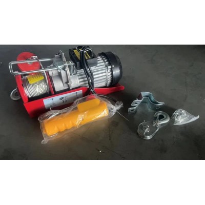 500kg PA Mini Electric Hoist 12m Lift 110V for Automotive Repair
