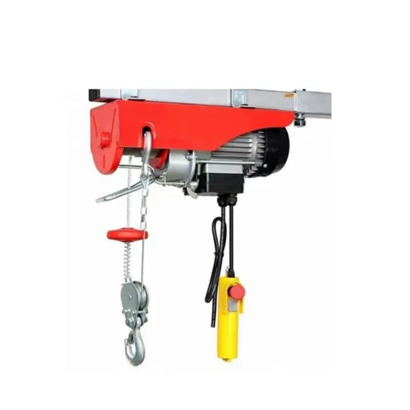 500kg PA Mini Electric Hoist Lightweight Motor for Quiet Operation