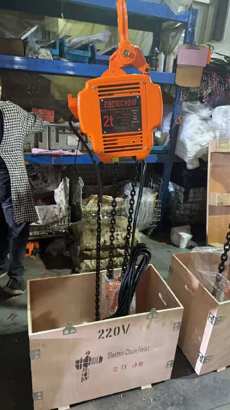 2T Fixed HHBB Chain Hoist 440V 3-Phase for Heavy Industry