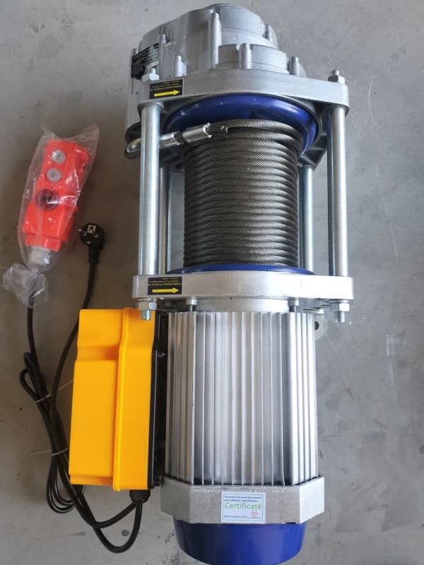 500kg Mini Electric Hoist 220V 2.2kW 50m Lift for Warehouse Use