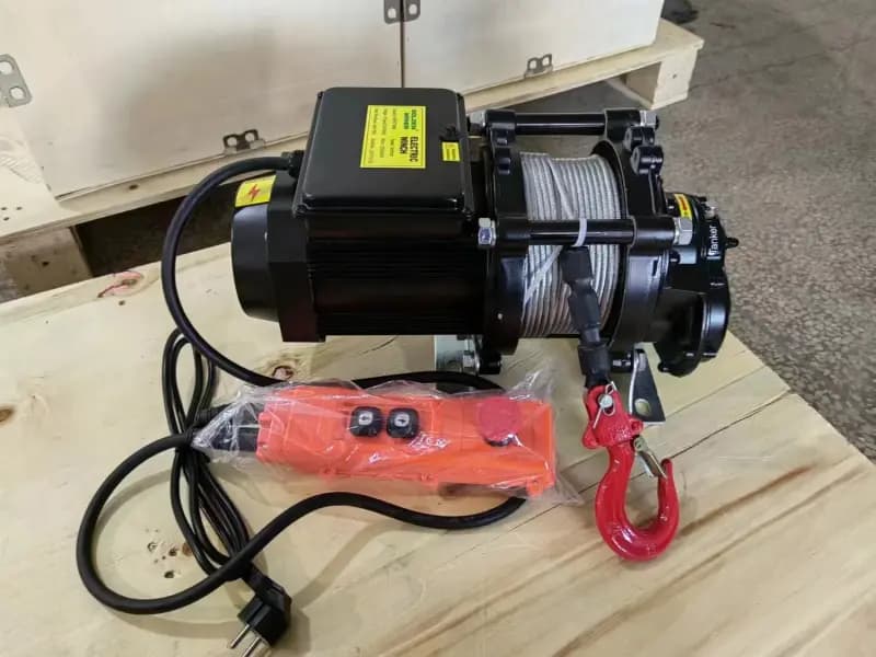 500kg Mini Electric Wire Hoist 380V 3-Phase 2.2kW 50m Lift Factory