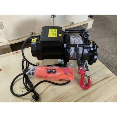500kg Mini Electric Wire Hoist 6mm Rope 30-100m for Workshop Lifting