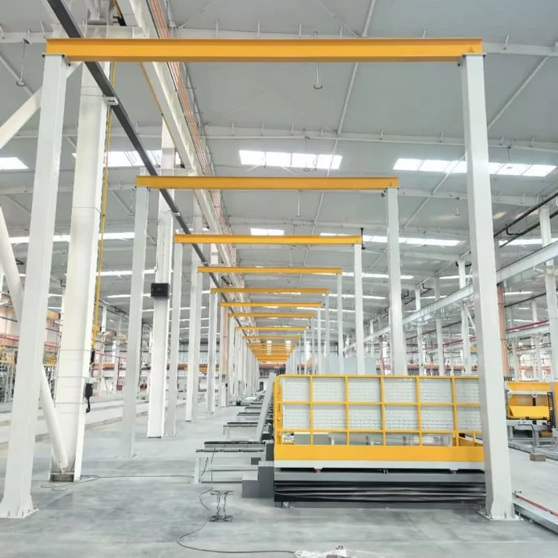 0.25T Yuantai Overhead Crane Span 6m Lift 6m for Plastic Injection Molding