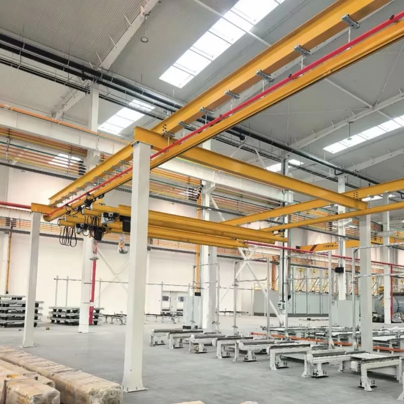 Yuantai 250kg Bridge Crane Workstation Span 4m Lift 8m for Pilot Lines